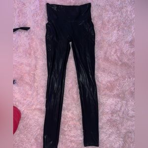 Spanz pleather pants